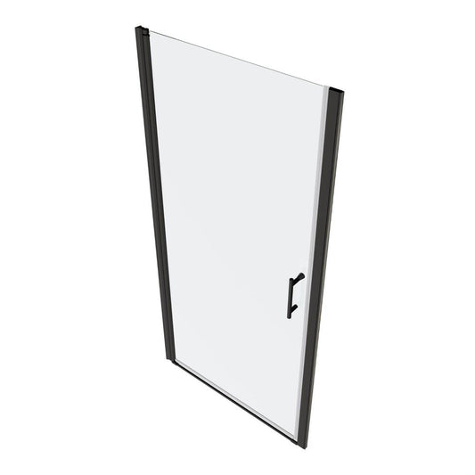 72" X 34" Aluminum And Tempered Glass Shower Door