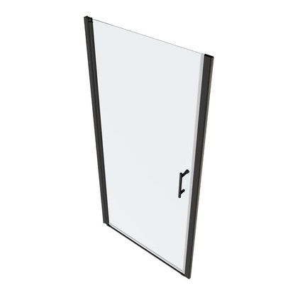 72" X 34" Aluminum And Tempered Glass Shower Door HomeRoots
