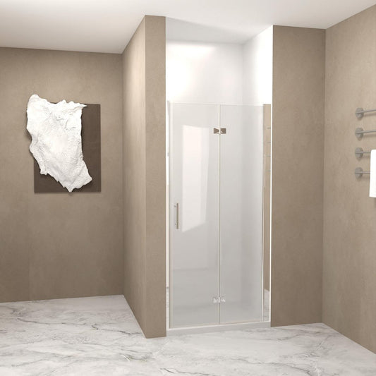 72" X 32" Aluminum and Tempered Glass Shower Door