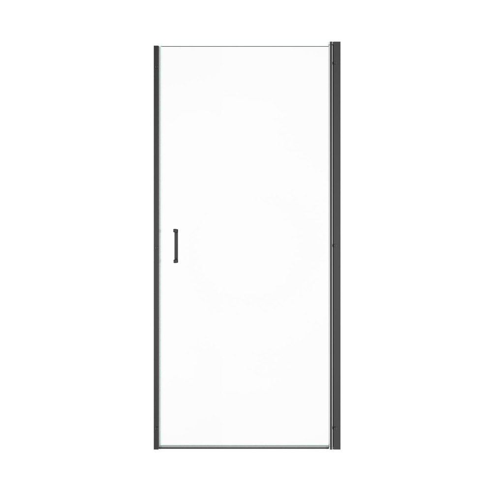 72" X 24" Aluminum And Tempered Glass Shower Door HomeRoots