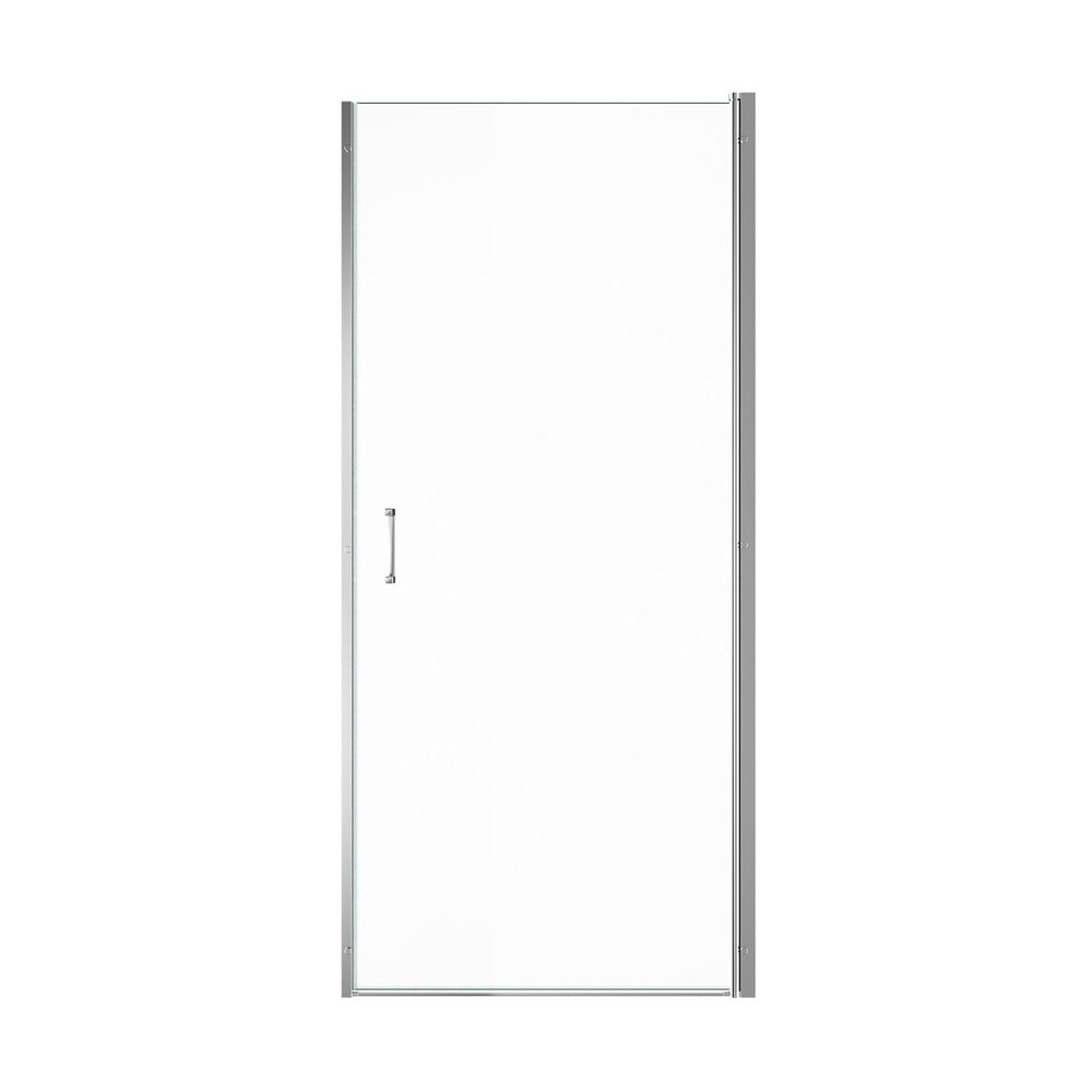 72" X 24" Aluminum And Tempered Glass Shower Door HomeRoots