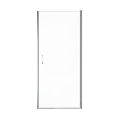 72" X 24" Aluminum And Tempered Glass Shower Door HomeRoots