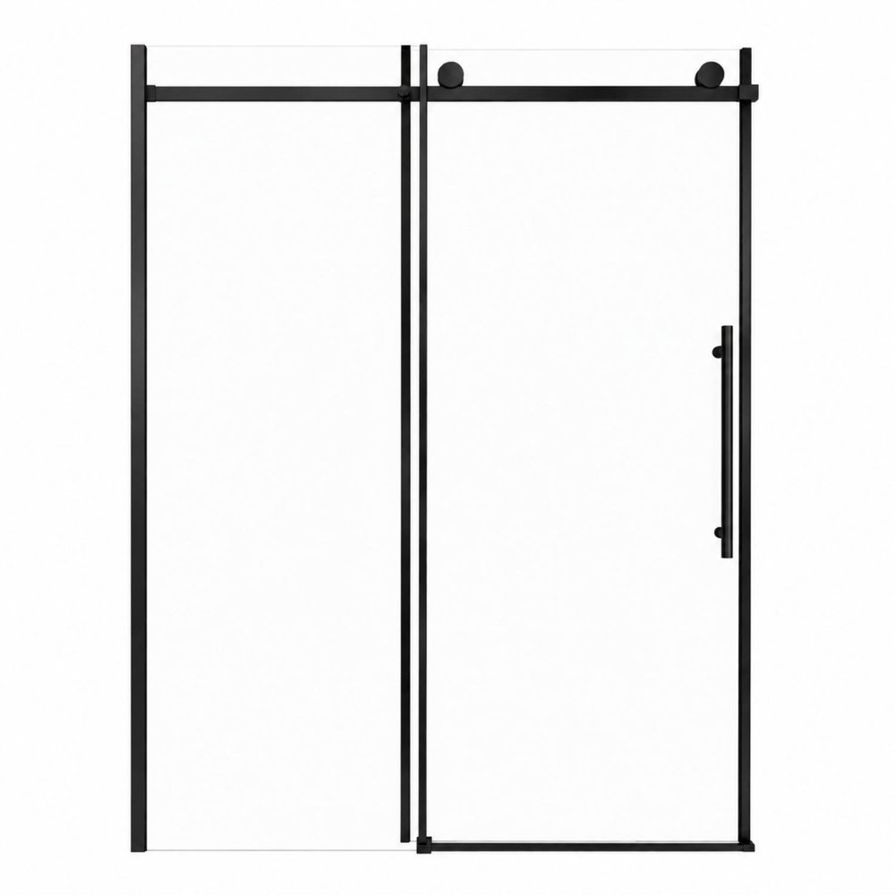 73" X 60" Tempered Glass Shower Door HomeRoots
