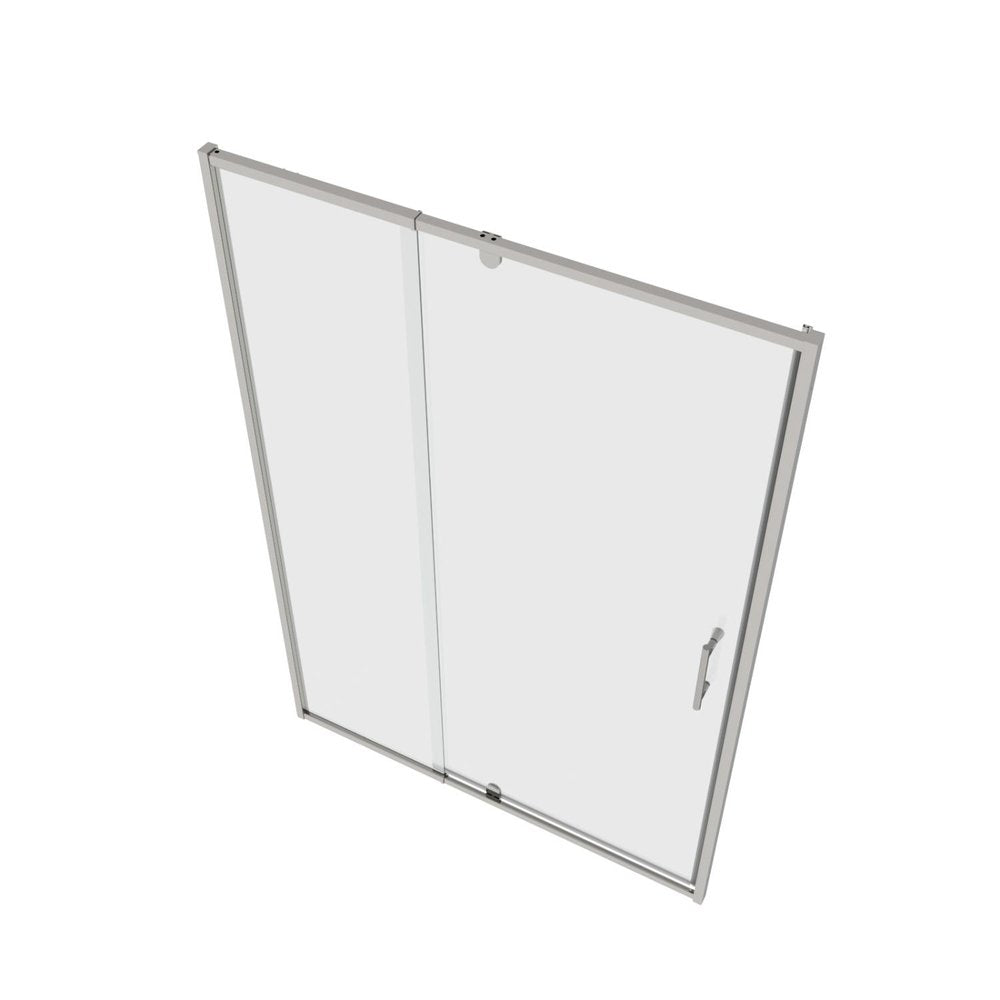 71" X 56" Metal And Tempered Glass Shower Door HomeRoots