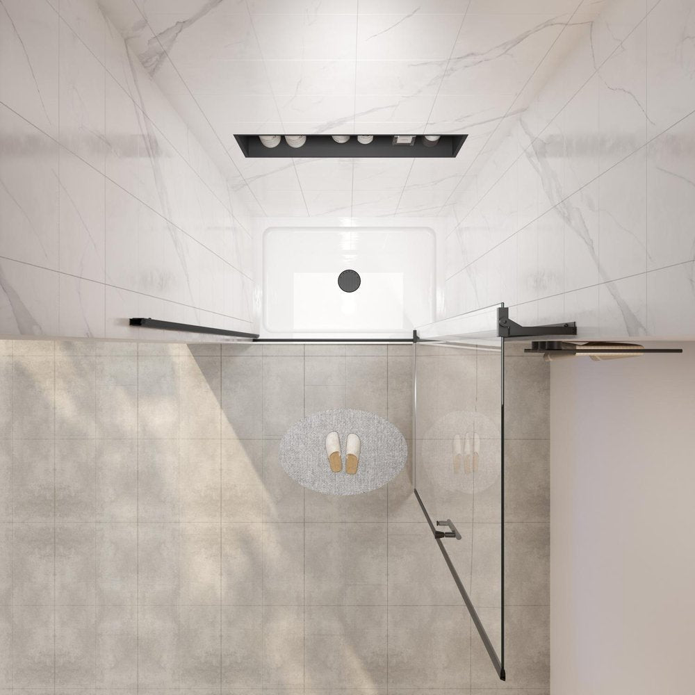 72" X 28" Tempered Glass Shower Door — view 3