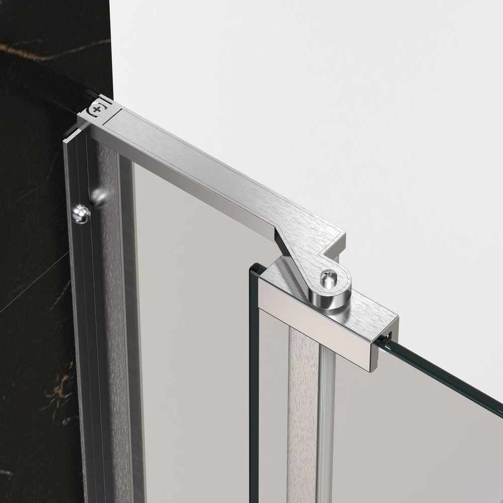 72" X 32" Tempered Glass Shower Door HomeRoots