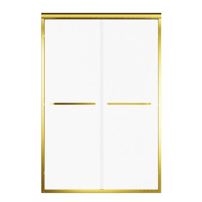 72" X 48" Aluminum And Tempered Glass Shower Door
