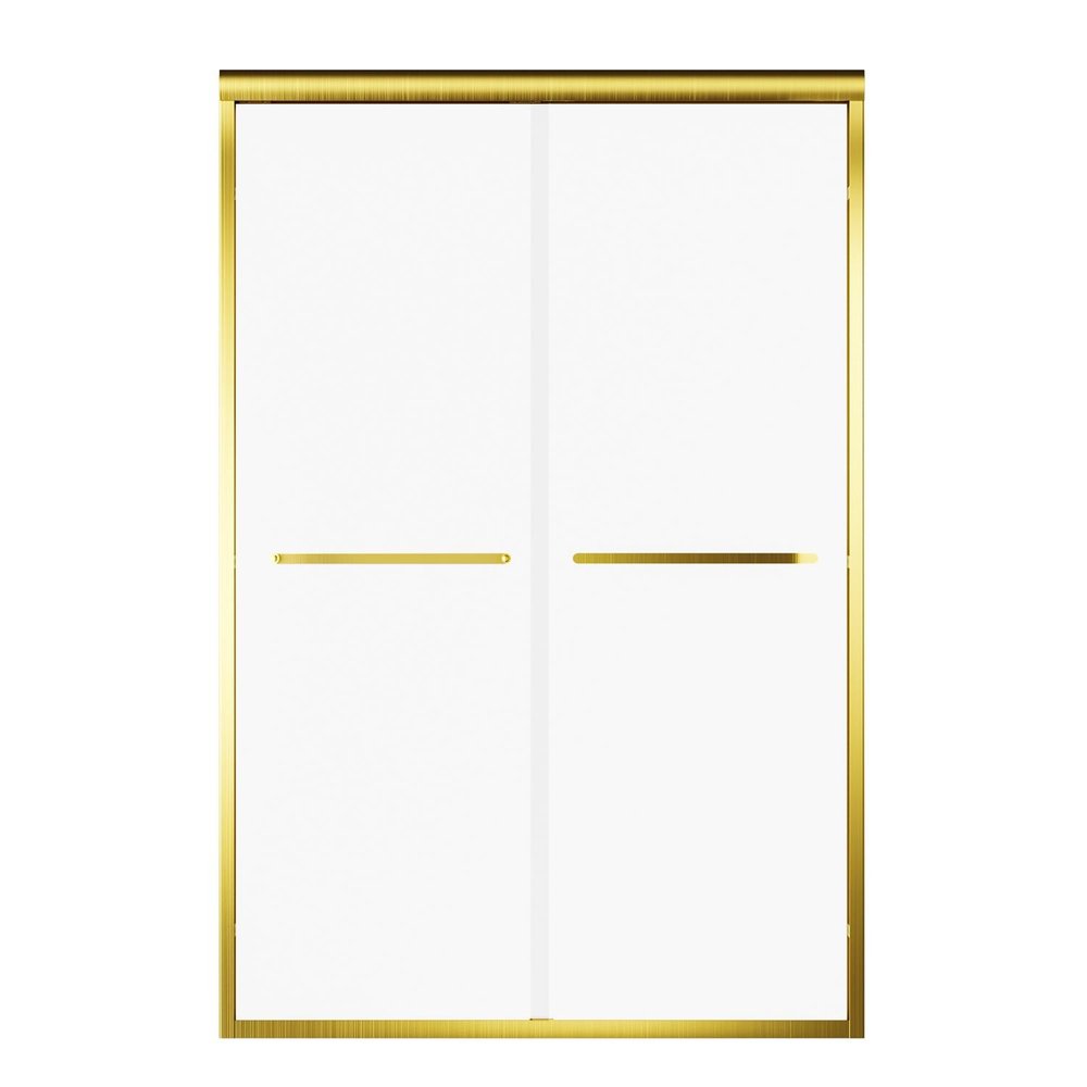 72" X 48" Aluminum And Tempered Glass Shower Door — view 1