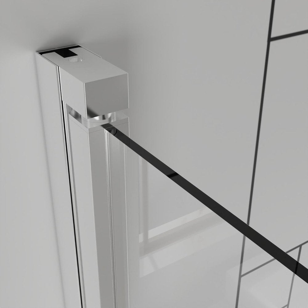 72" X 32" Aluminum And Tempered Glass Shower Door HomeRoots