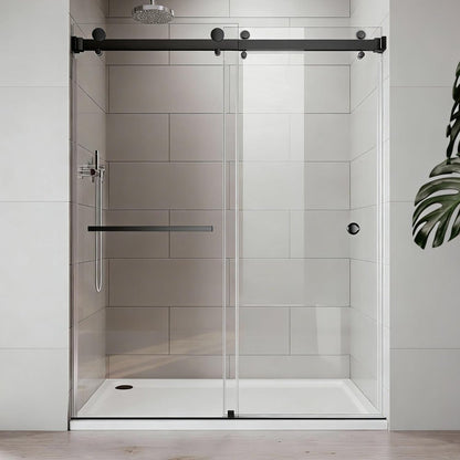 72" X 59" Tempered Glass Shower Door