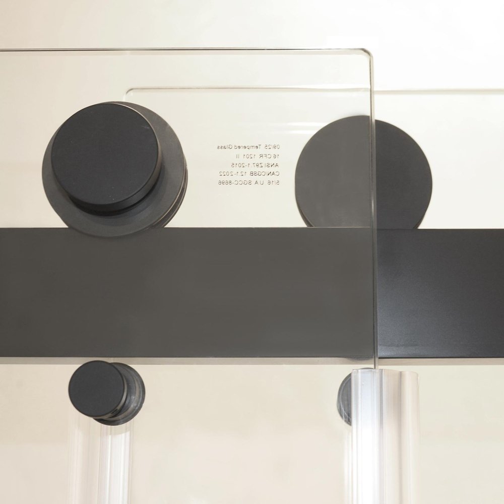 72" X 59" Tempered Glass Shower Door HomeRoots
