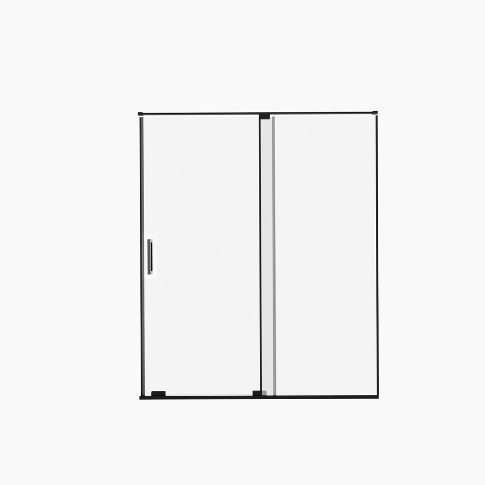 72" X 60" Aluminum and Tempered Glass Shower Door — view 2