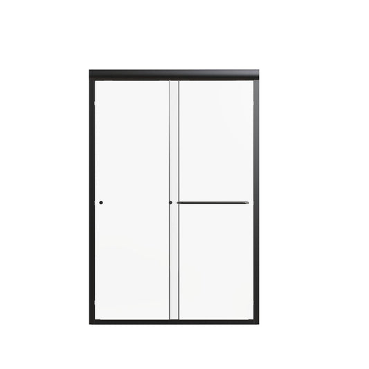 72" X 48" Aluminum and Tempered Glass Shower Door