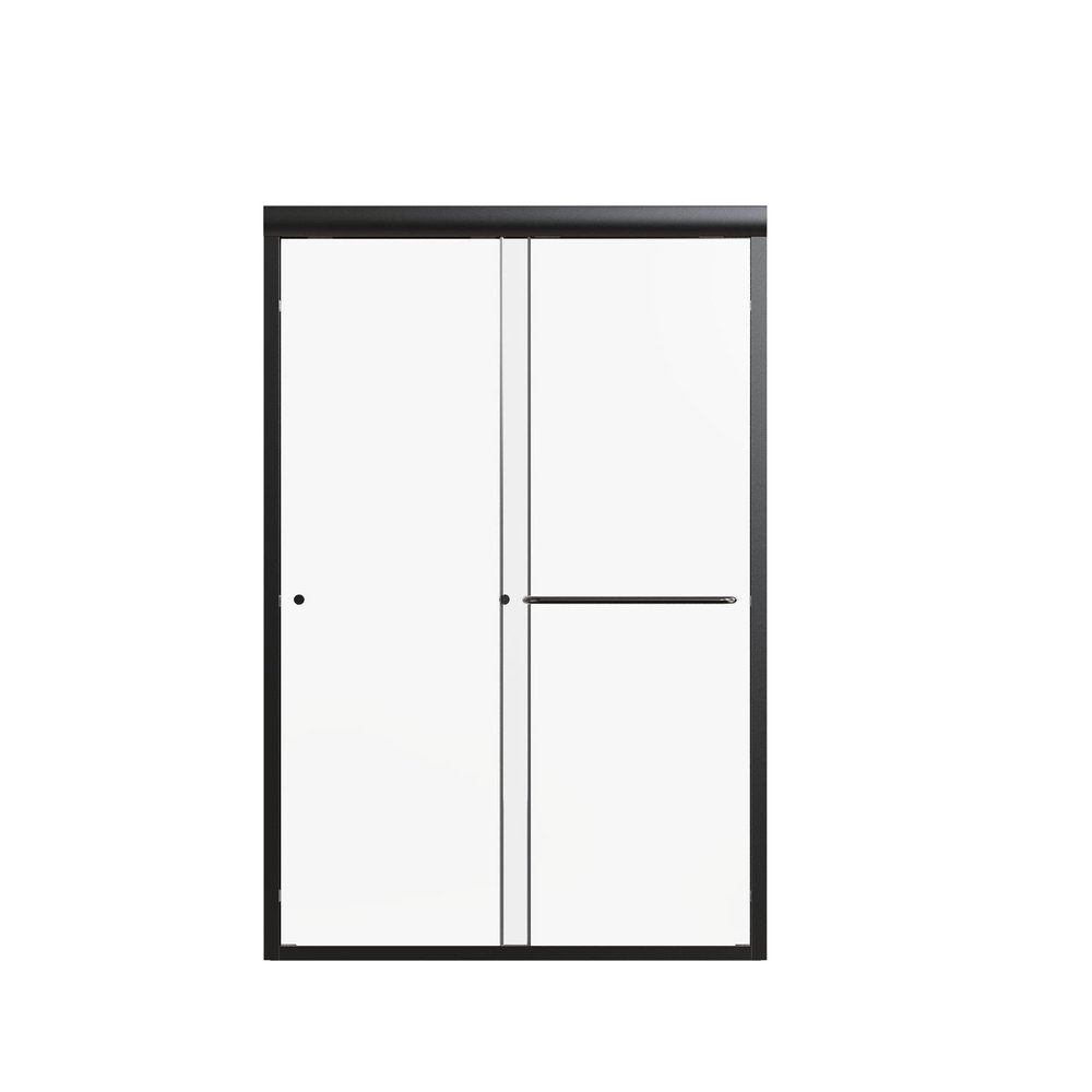 72" X 48" Aluminum and Tempered Glass Shower Door — view 1