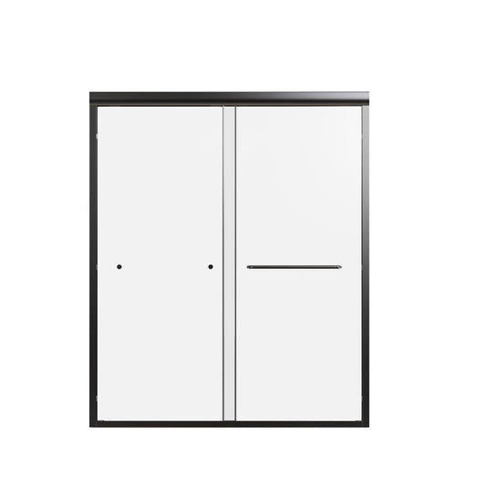 72" X 60" Aluminum and Tempered Glass Shower Door