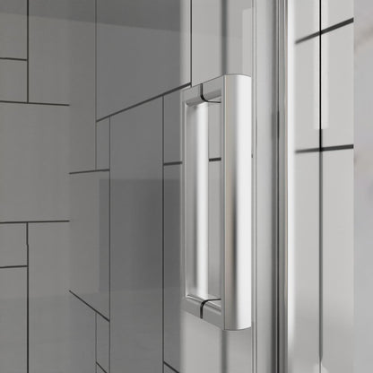 72" X 30" Tempered Glass Shower Door HomeRoots