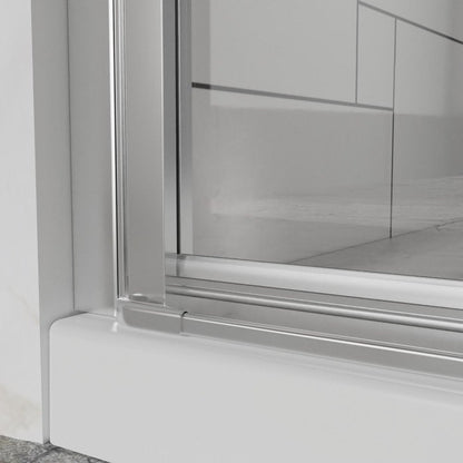 72" X 30" Tempered Glass Shower Door HomeRoots
