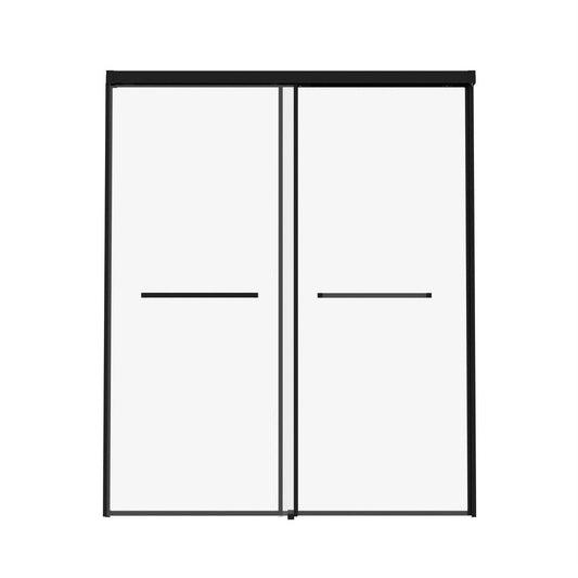 72" X 60" Aluminum And Tempered Glass Shower Door