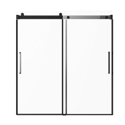 60" X 60" Tempered Glass Tub Door HomeRoots