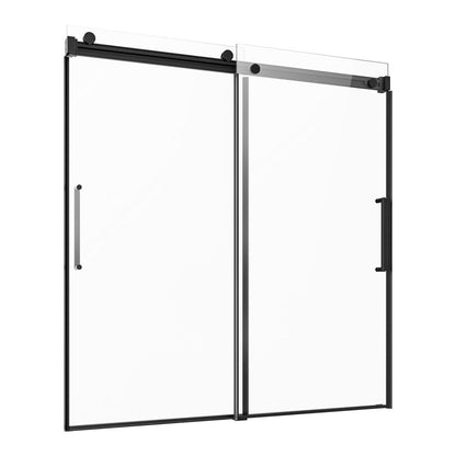 60" X 60" Tempered Glass Tub Door HomeRoots