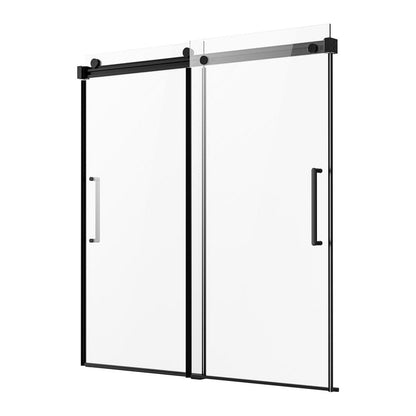 60" X 60" Tempered Glass Tub Door HomeRoots