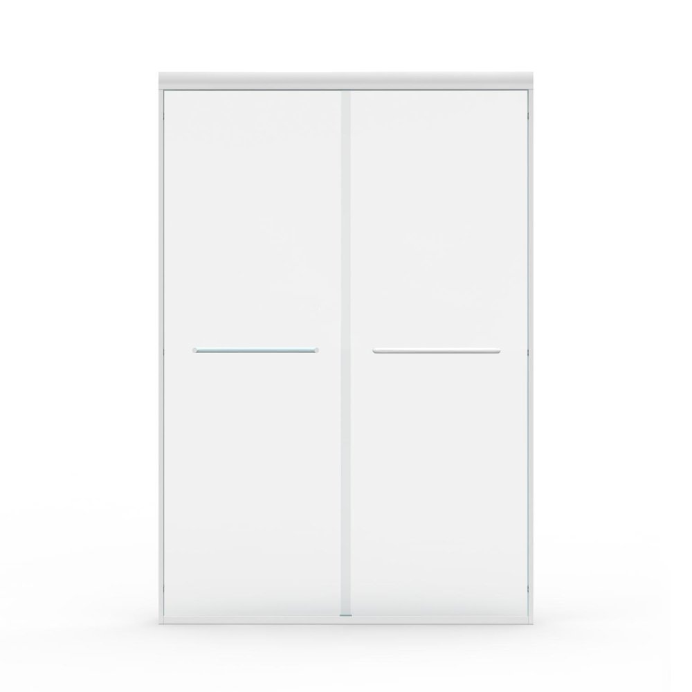 72" X 48" Aluminum And Tempered Glass Shower Door HomeRoots