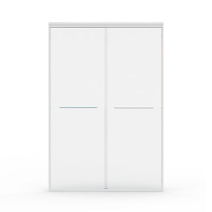 72" X 48" Aluminum And Tempered Glass Shower Door HomeRoots