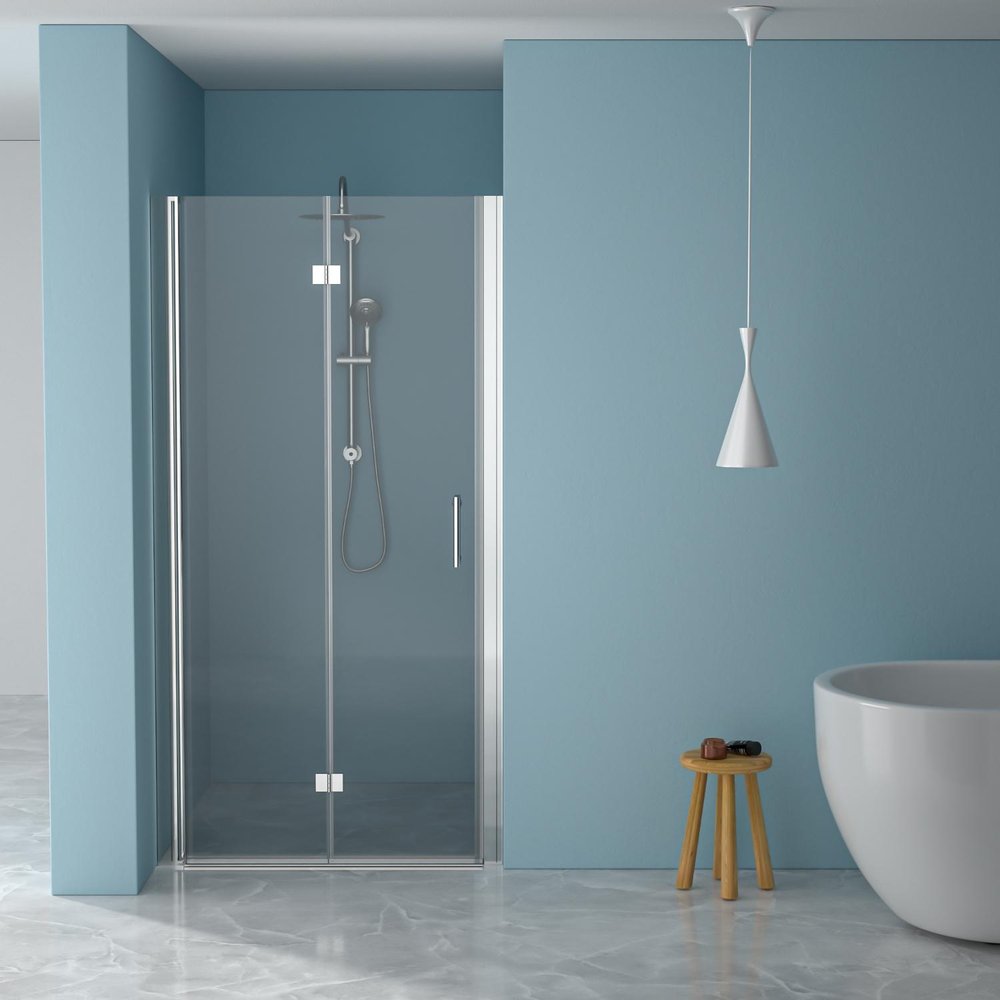 72" X 30" Tempered Glass Shower Door HomeRoots