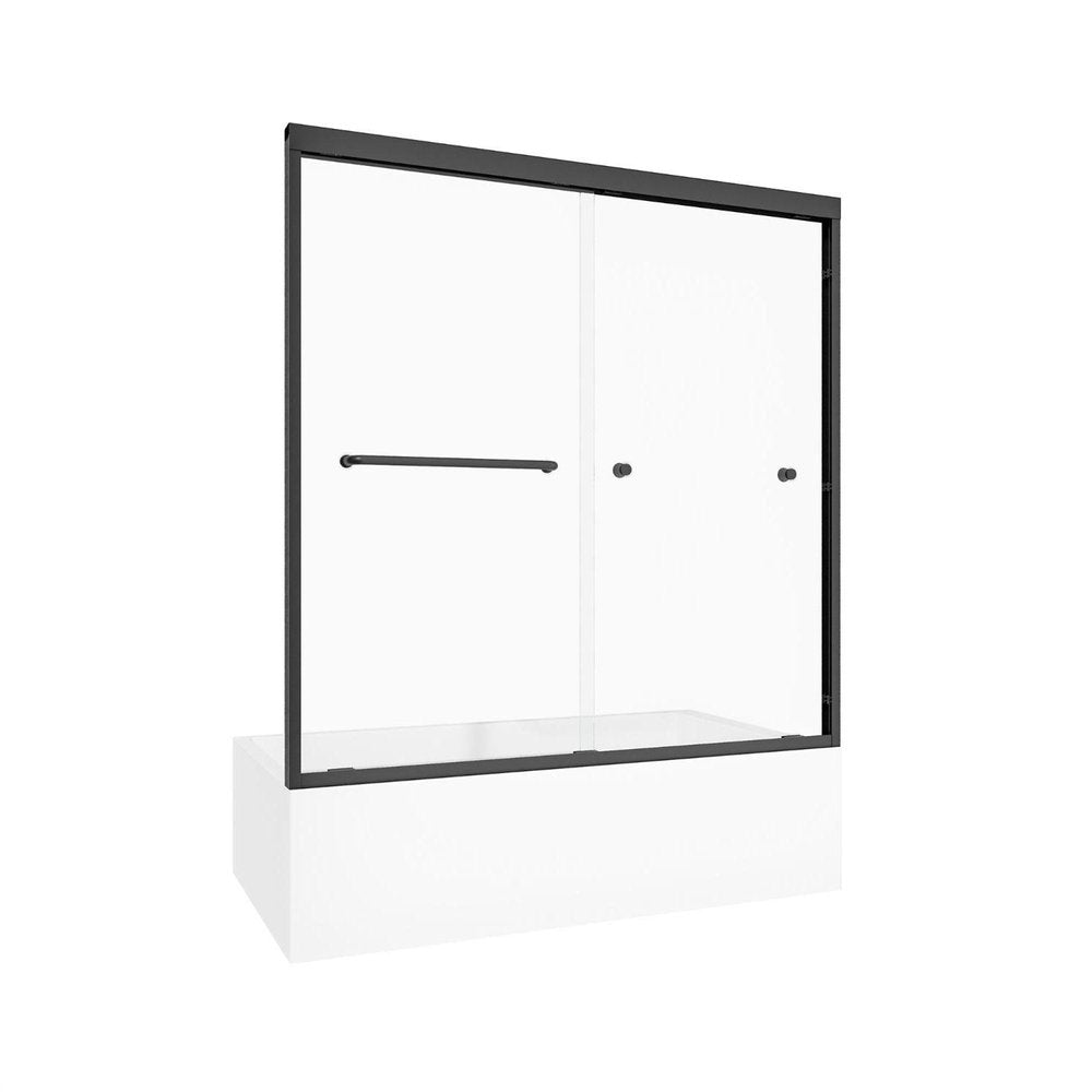 60" X 60" Aluminum And Tempered Glass Tub Door — view 3