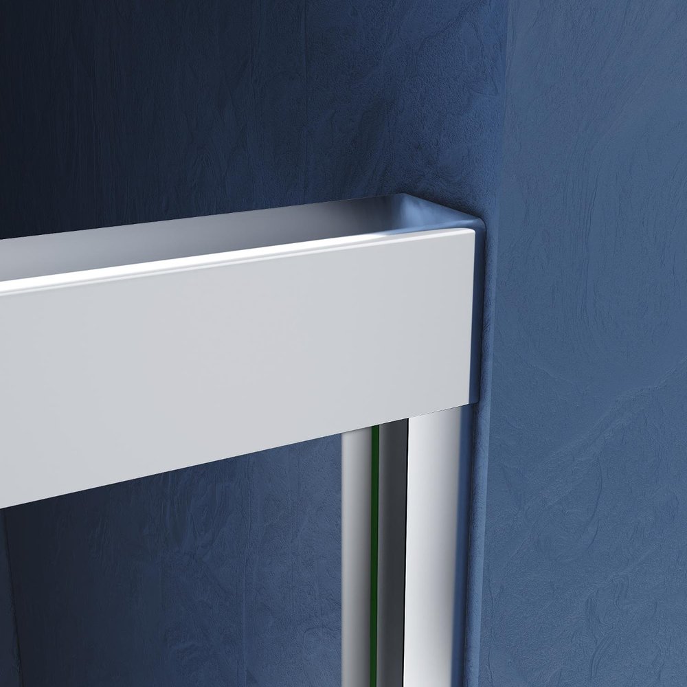 62" X 60" Tempered Glass Tub Door HomeRoots