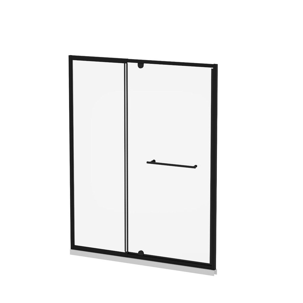 72" X 60" Aluminum And Tempered Glass Shower Door — view 1