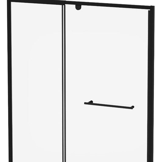 72" X 60" Aluminum And Tempered Glass Shower Door