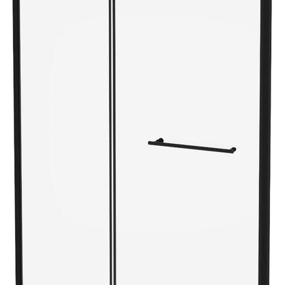 72" X 60" Aluminum And Tempered Glass Shower Door HomeRoots