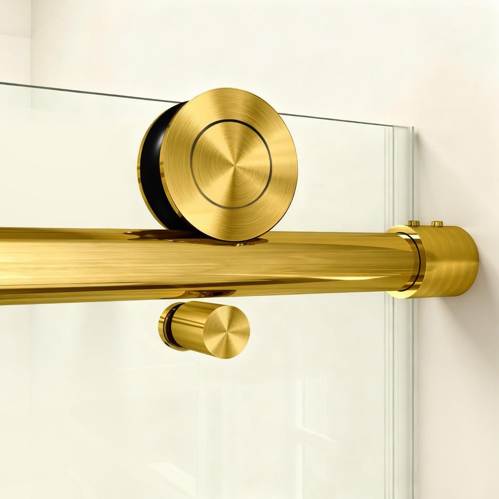 76" X 56" Tempered Glass Shower Door HomeRoots