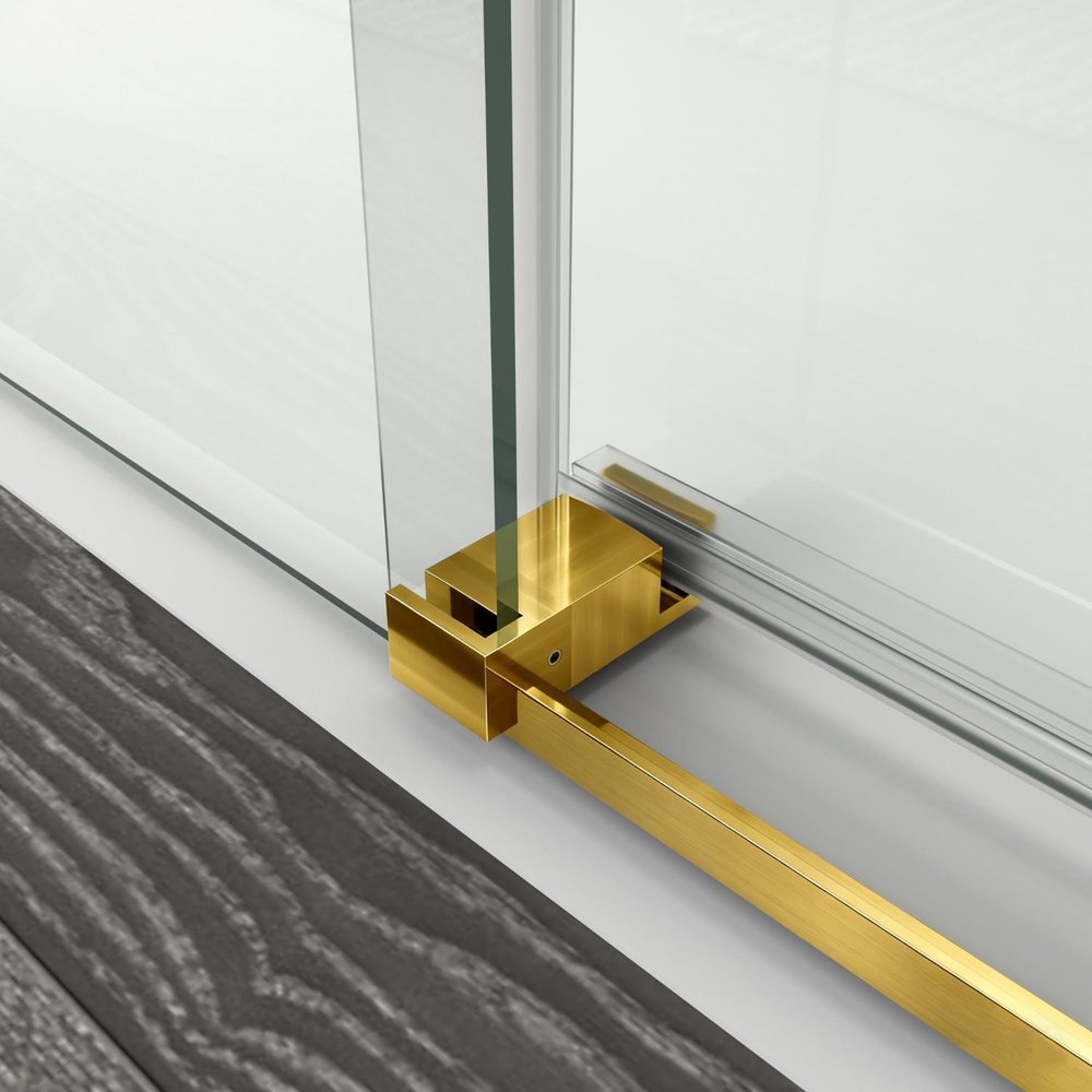 76" X 56" Tempered Glass Shower Door — view 2