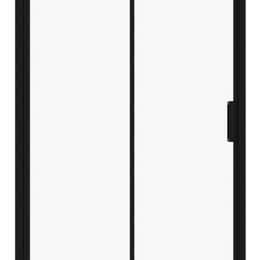 72" X 34" Aluminum And Tempered Glass Shower Door HomeRoots