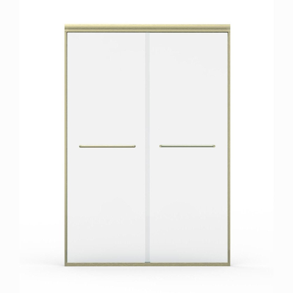 72" X 48" Aluminum And Tempered Glass Shower Door — view 2