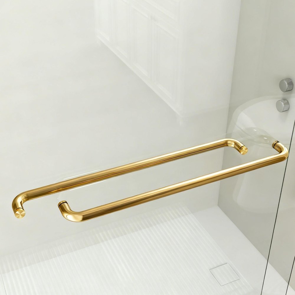72" X 48" Aluminum And Tempered Glass Shower Door HomeRoots
