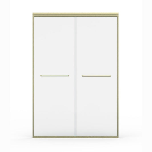 72" X 48" Aluminum And Tempered Glass Shower Door HomeRoots