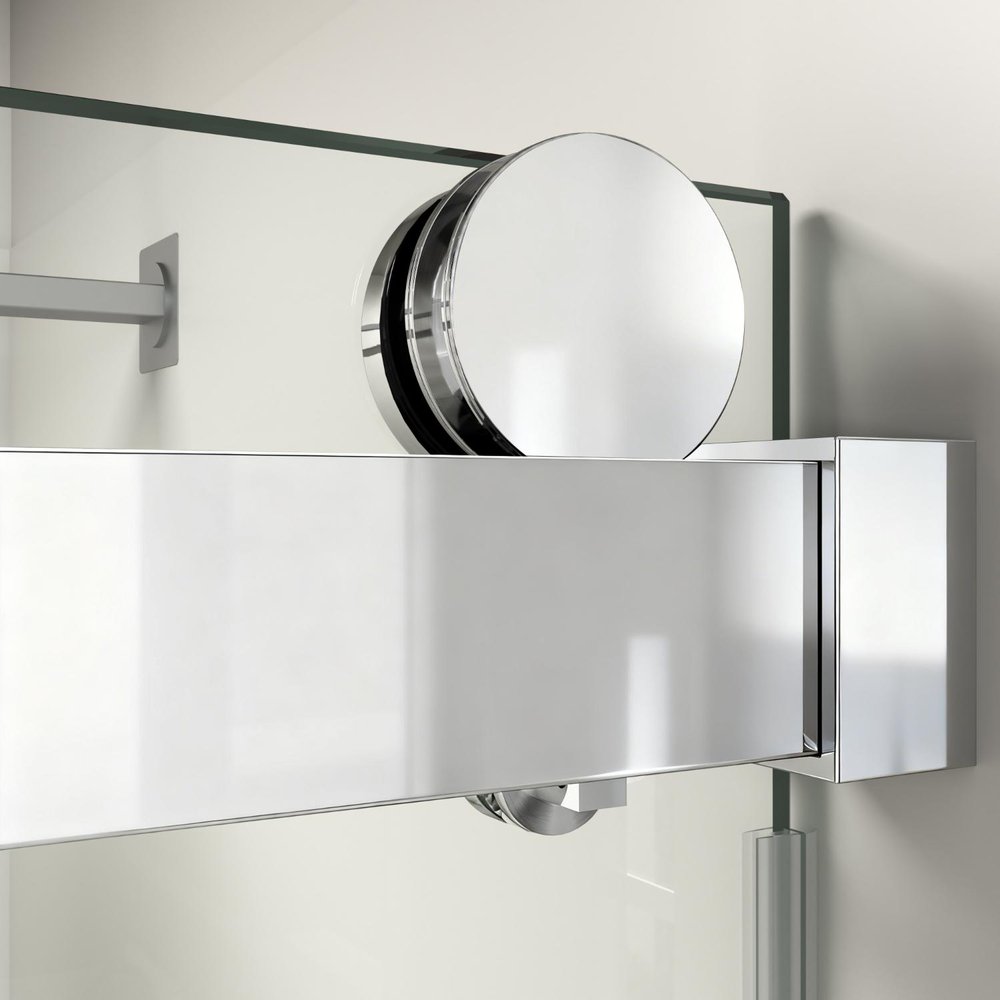 76" X 60" Tempered Glass Shower Door — view 2