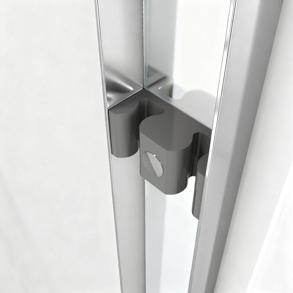 72" X 48" Aluminum And Tempered Glass Shower Door — view 3