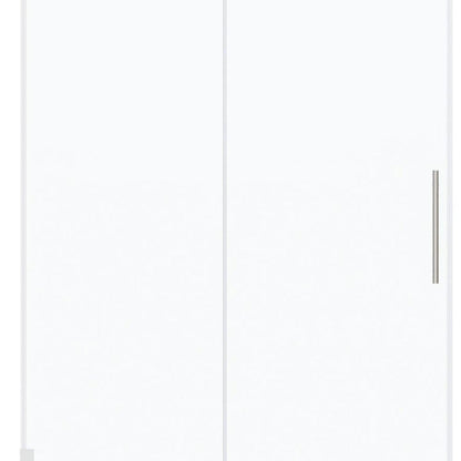 74" X 56" Tempered Glass Shower Door HomeRoots