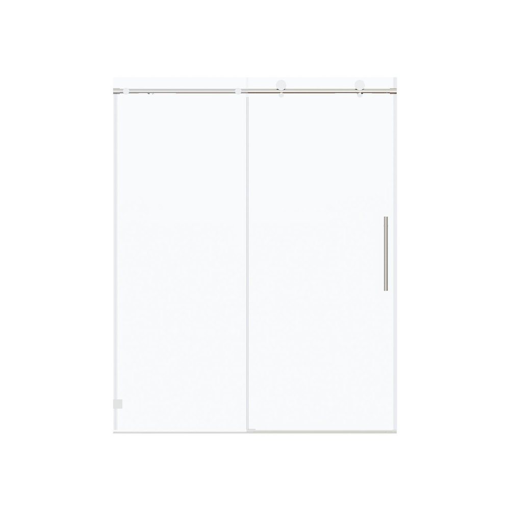 74" X 56" Tempered Glass Shower Door HomeRoots