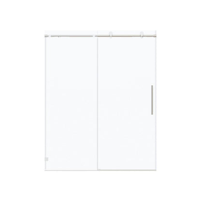 74" X 56" Tempered Glass Shower Door HomeRoots