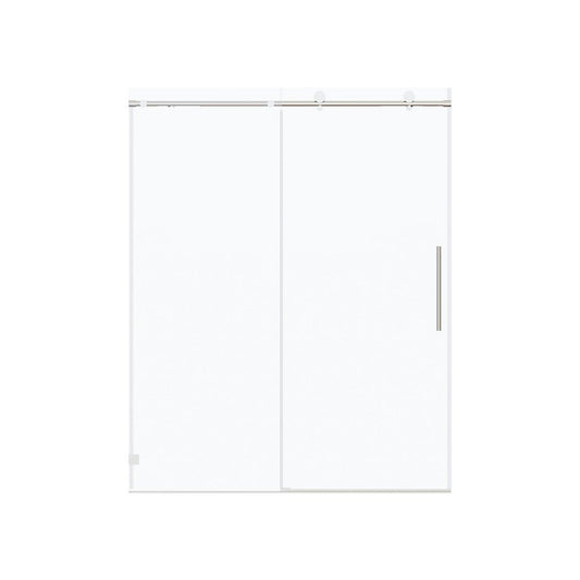 74" X 56" Tempered Glass Shower Door HomeRoots