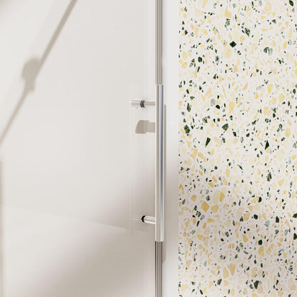 74" X 56" Tempered Glass Shower Door HomeRoots