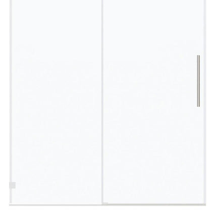 74" X 56" Tempered Glass Shower Door HomeRoots