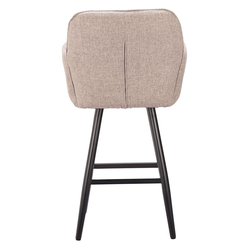31" Beige Aluminum Swivel Outdoor Bar Height Chair HomeRoots