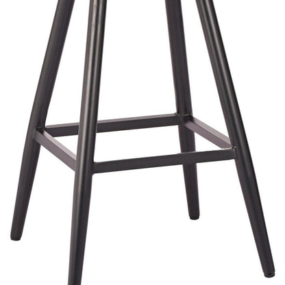 31" Beige Aluminum Swivel Outdoor Bar Height Chair HomeRoots