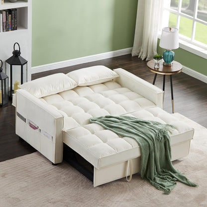 Furniture Sofa Bed with 2 Pillows for Living Room